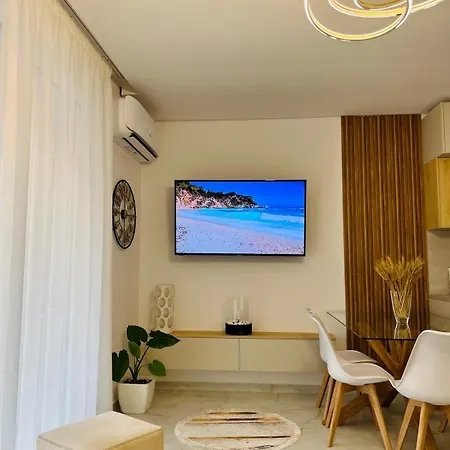 公寓 San Pietro Melia Gjiri Lalzit Beachfront 德拉克
